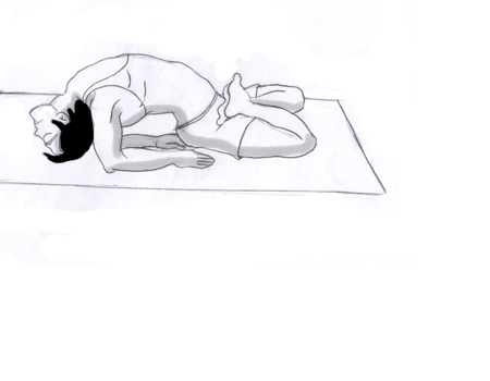 Matsyasana Steps